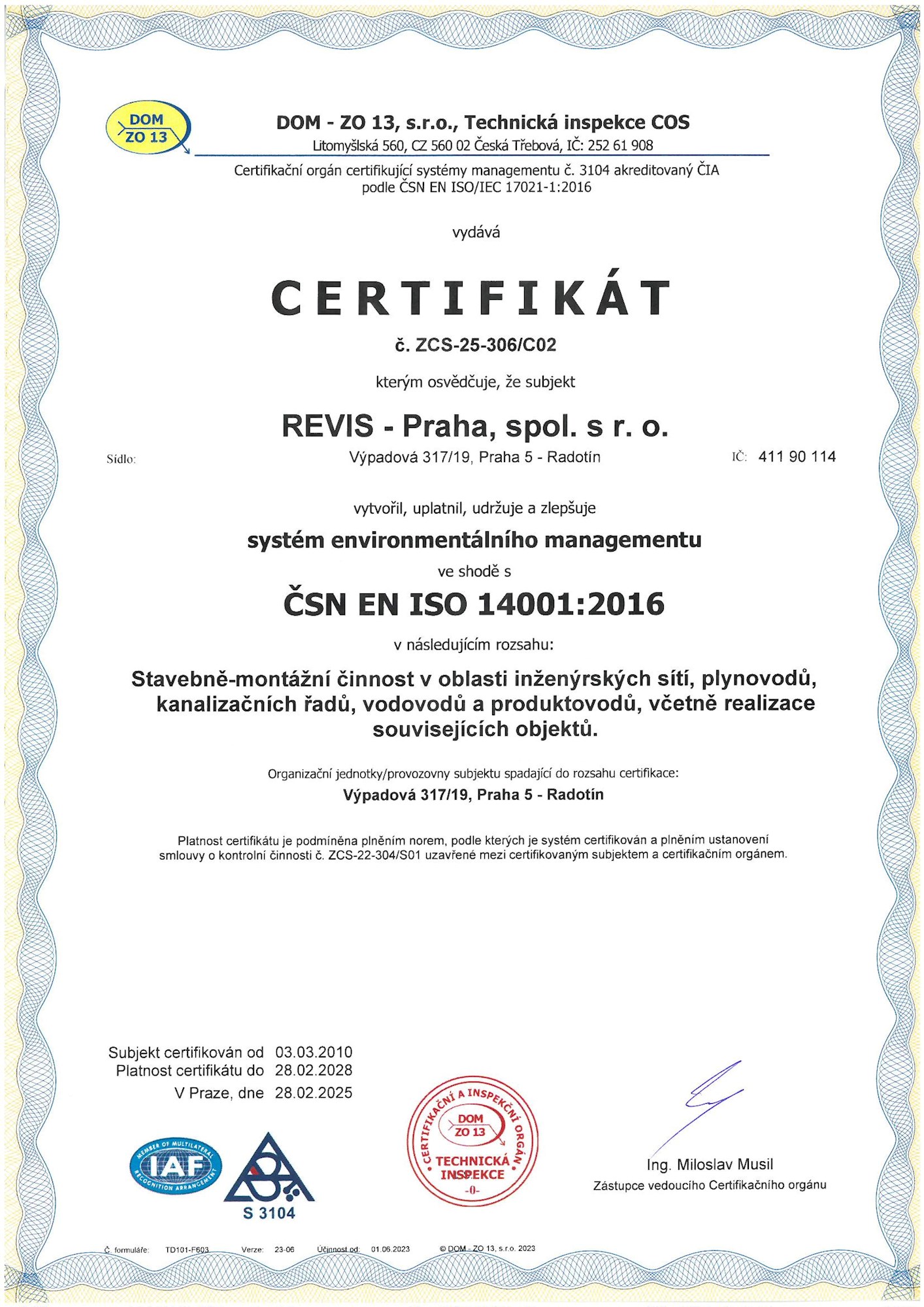 ISO 14001 2025